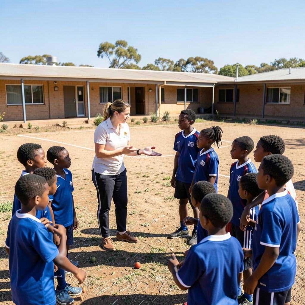 Welsh teacher explores cynefin with Indigenous Australian students